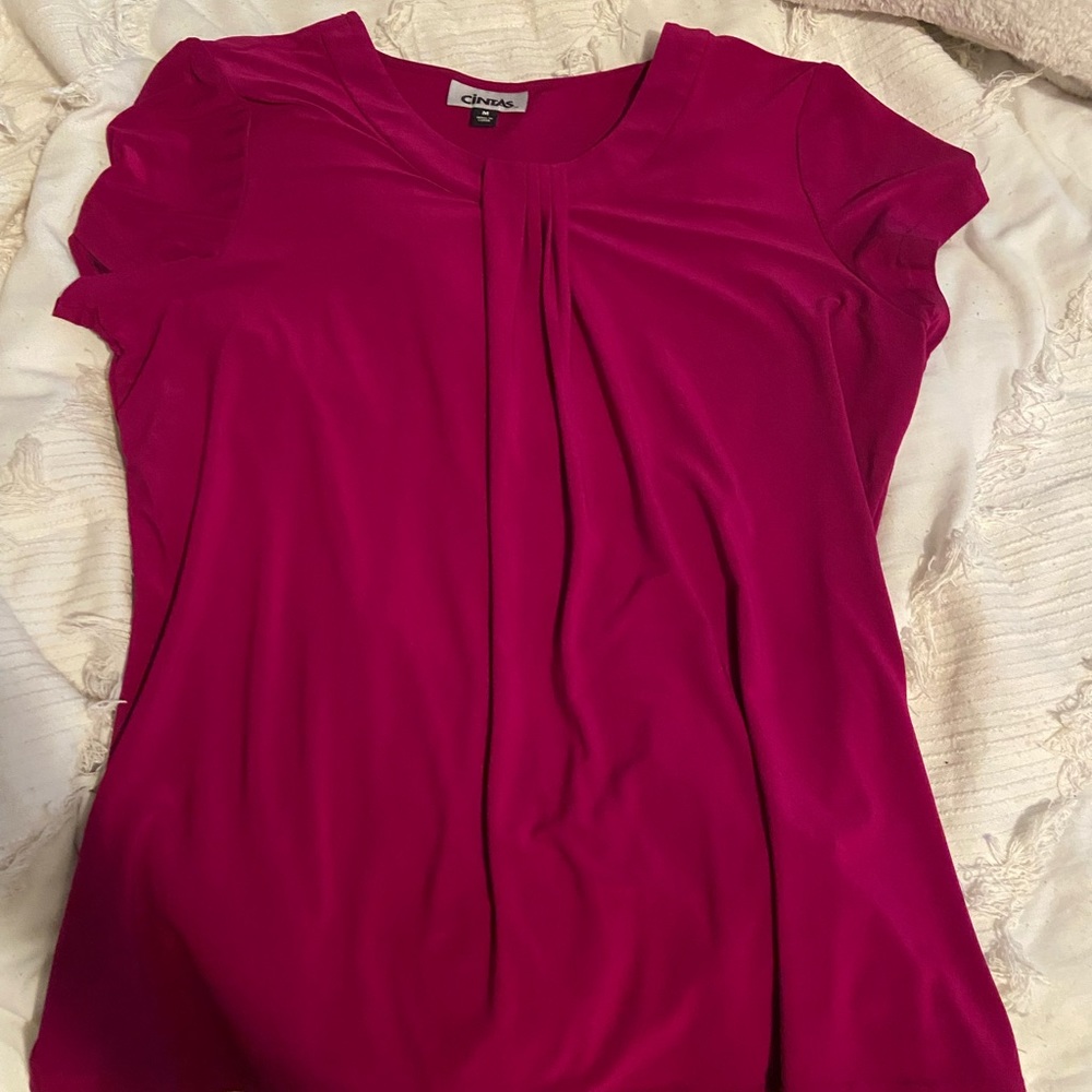 Soft magenta formal shirt